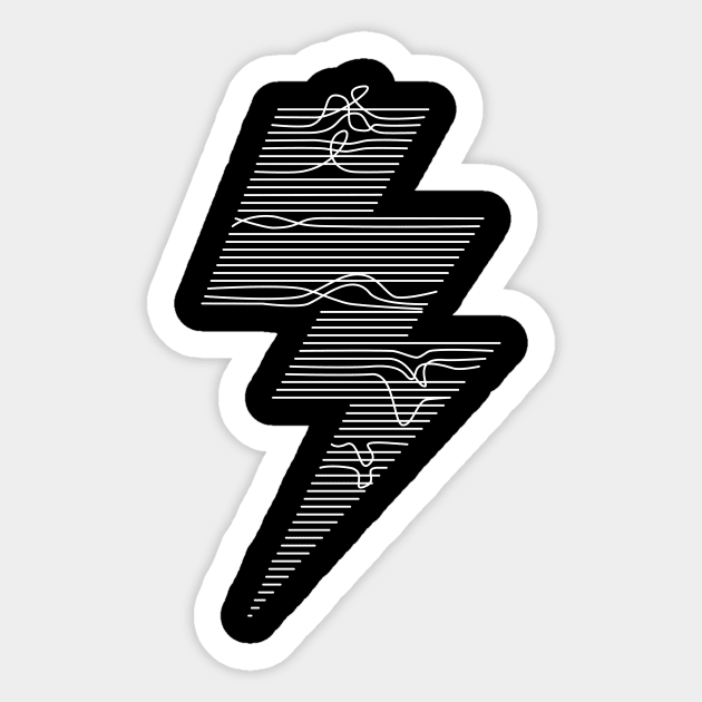 Power lines Sticker by coffeeman